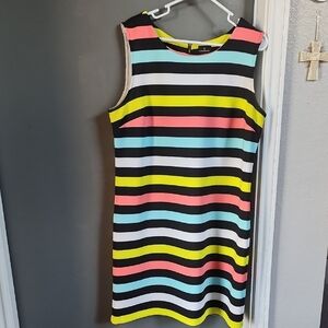 Striped Sleeveless Dress